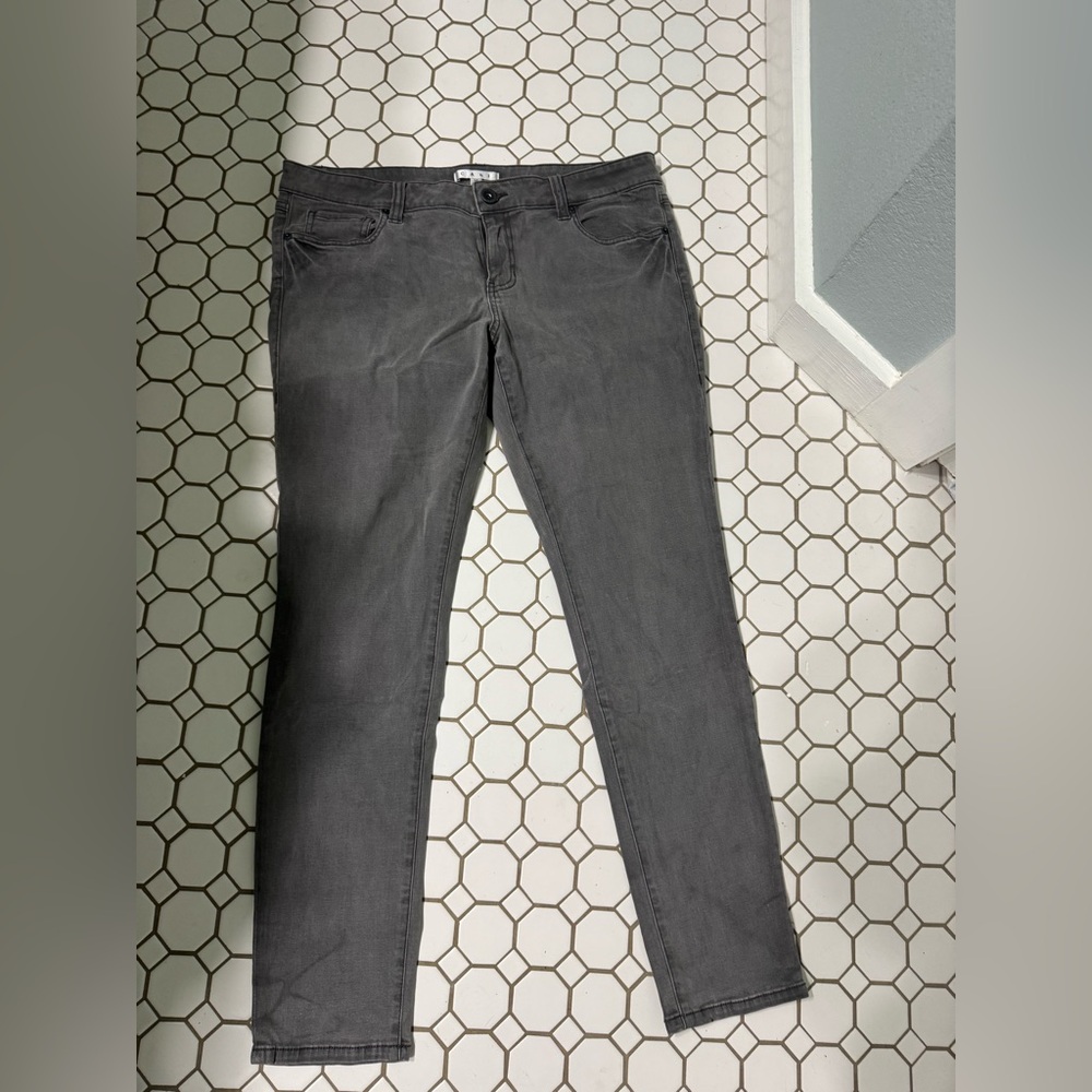 CAbi #921 Women's Charcoal Straight Leg Jeans